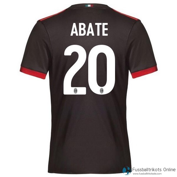 AC Milan Trikot Ausweich Abate 2017-18 Fussballtrikots Günstig